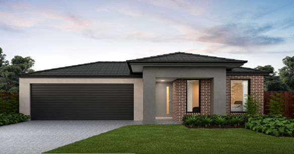 Modern Easton 206 Delta home at LOT 264 Paperbark Rise, Brookfield Lakes Estate, Lucknow – 4 bedrooms, 2 bathrooms, 2 garages