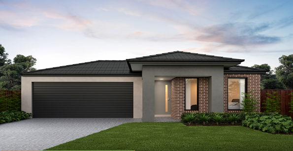 Modern Easton 206 Delta home at LOT 264 Paperbark Rise, Brookfield Lakes Estate, Lucknow – 4 bedrooms, 2 bathrooms, 2 garages